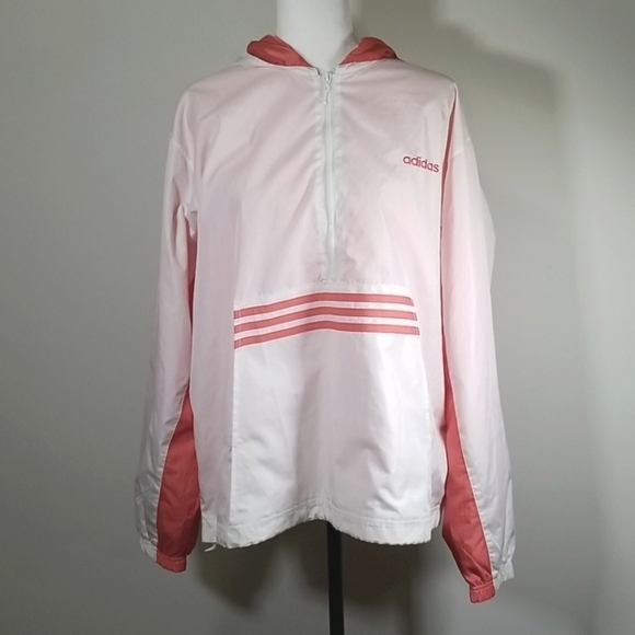 Adidas Women's Hooded Light Weight Jacket Size L - Picture 8 of 8